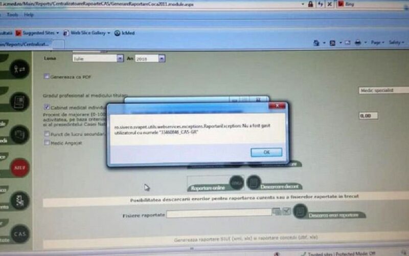 Platforma Informatică a CNAS, indisponibilă joi seara