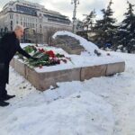 Ambasadorul României la Moscova a depus o coroană de flori în memoria lui Alexei Navalnîi