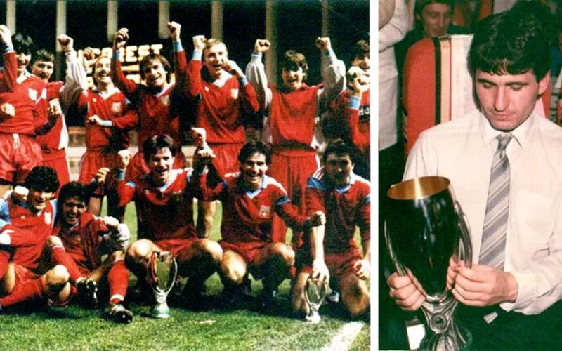 FCSB, postare despre istoria Stelei, la 37 de ani de la câștigarea Supercupei Europei