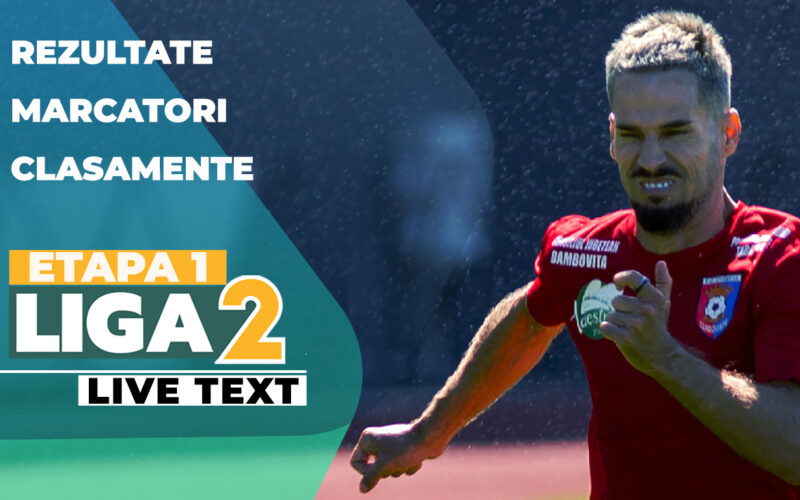 Prima etapă din sezonul 2024-2025 de Liga 2, ediția 85 a campionatului