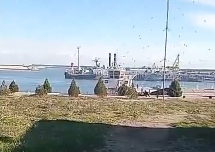 Forțele ucrainene au atacat în premieră baza flotei ruse de la Marea Caspică
