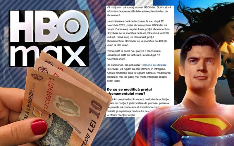 HBO Max anunță scumpirea abonamentului lunar. Câți bani trebuie să cheltuiască un fan al supereroilor DC pentru a viziona toate filmele