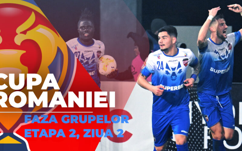 A doua zi cu meciuri din etapa 2 a grupelor Cupei României, ediția 2025-2026