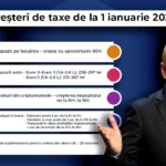 Ce TAXE noi vor plăti românii de la 1 ianuarie 2026