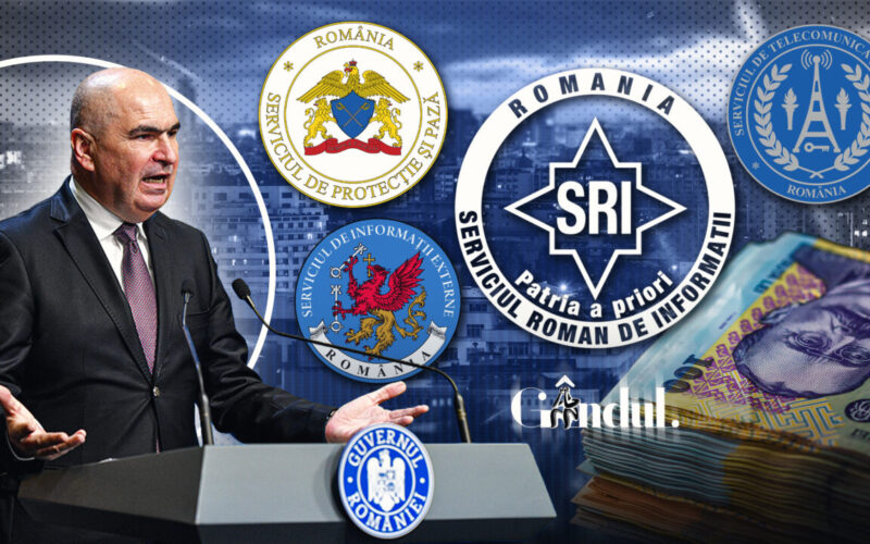 Nu sunt bani pentru nimic, taie de peste tot, dar Bolojan a găsit bani în plus pentru servicii. SRI primește cu 14% mai mulți bani în 2026. La ce sumă amețitoare ajunge bugetul Serviciului Roman de Informații și care e situația la celelalte servicii secrete