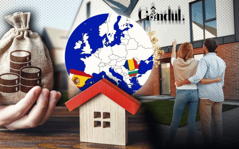 Cumperi un apartament „prin bancă”, plătești triplu în România. Țara noastră are cele mai mari dobânzi din Europa. Care este situația în Bulgaria, Ungaria sau Grecia. Date oficiale de la bănci