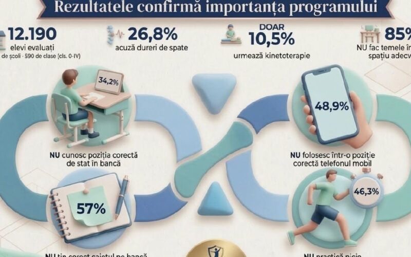 #StaiDrept, programul care va evalua 50.000 de copii din școli
