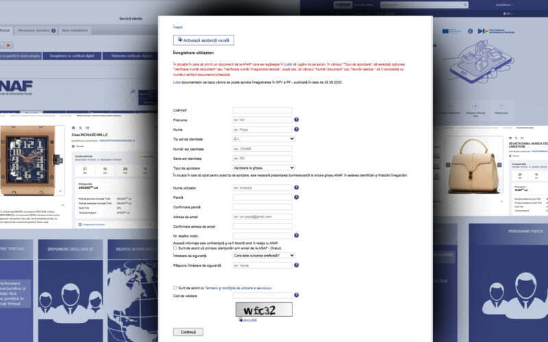Misiune imposibilă pentru cei care vor să participe la licitațiile ANAF. Vezi cât e de greu să-ți faci un cont pe platformă și care sunt pașii până la ”comorile” statului
