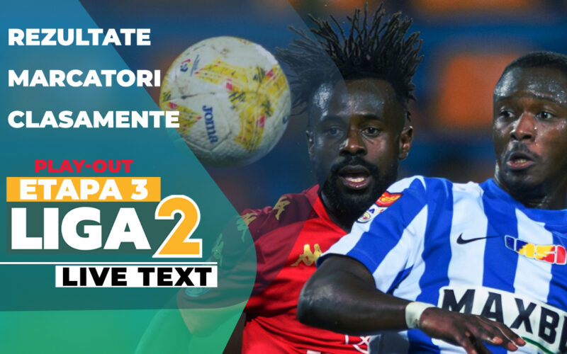 Meciuri și rezultate etapa 3 play-out Liga 2, sezon 2025-2026