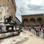 O turistă a făcut un gest controversat în Florența și a fost arestată pe loc, după o provocare pe care a primit-o de la prieteni înainte de nuntă