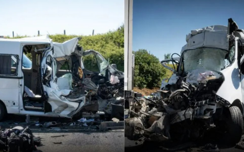 Tragedie pe o autostradă din Ungaria: opt morți după ce un microbuz s-a izbit de un camion implicat deja într-un accident