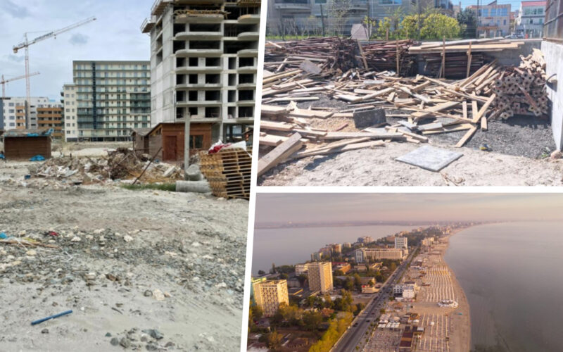Lucrări fără autorizație, proiecte modificate „din mers”, structură de beton armat ridicată chiar pe plajă. „Legea nu este aplicată egal pentru toți”