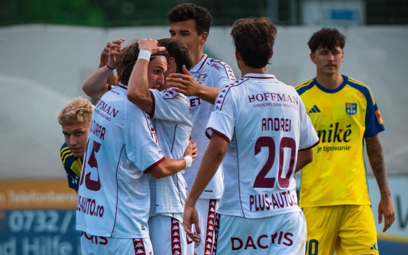 Rapidistul a trimis mingea în poartă de la 60 de metri, în amicalul cu FC Kosice
