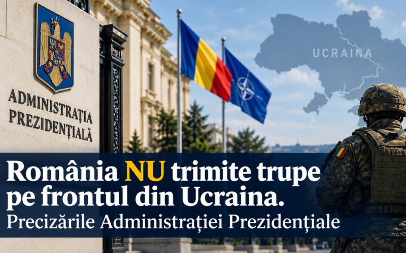 România NU trimite trupe pe frontul din Ucraina. Precizările Administrației Prezidențiale